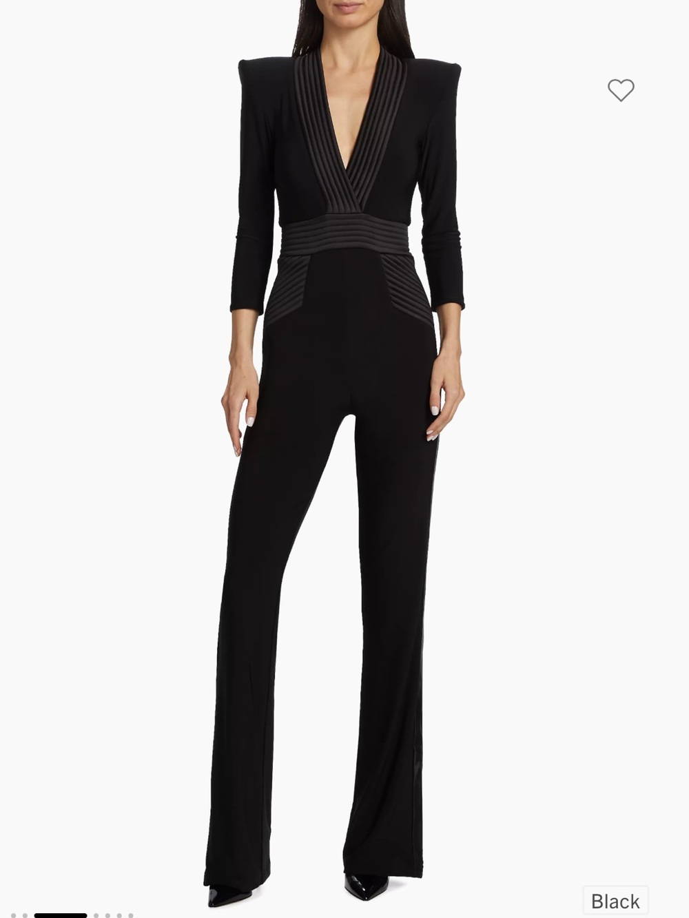 ZHIVAGO  EYE OF HORUS JUMPSUIT IN BLACK Sz 4